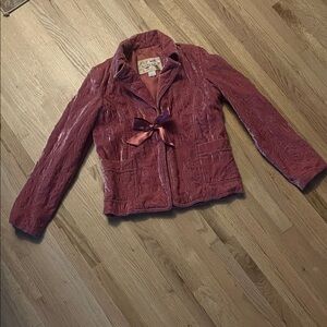 Girls Pink Jacket, L, 10/12